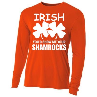 Irish You'd Show Me Your Shamrocks Cooling Performance Long Sleeve Crew