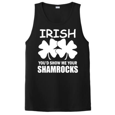 Irish You'd Show Me Your Shamrocks PosiCharge Competitor Tank