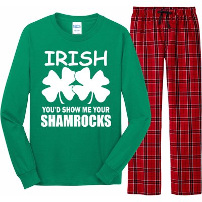 Irish You'd Show Me Your Shamrocks Long Sleeve Pajama Set