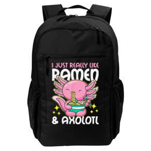 I Really Just love Ra & Axolotl Cute Anime Daily Commute Backpack