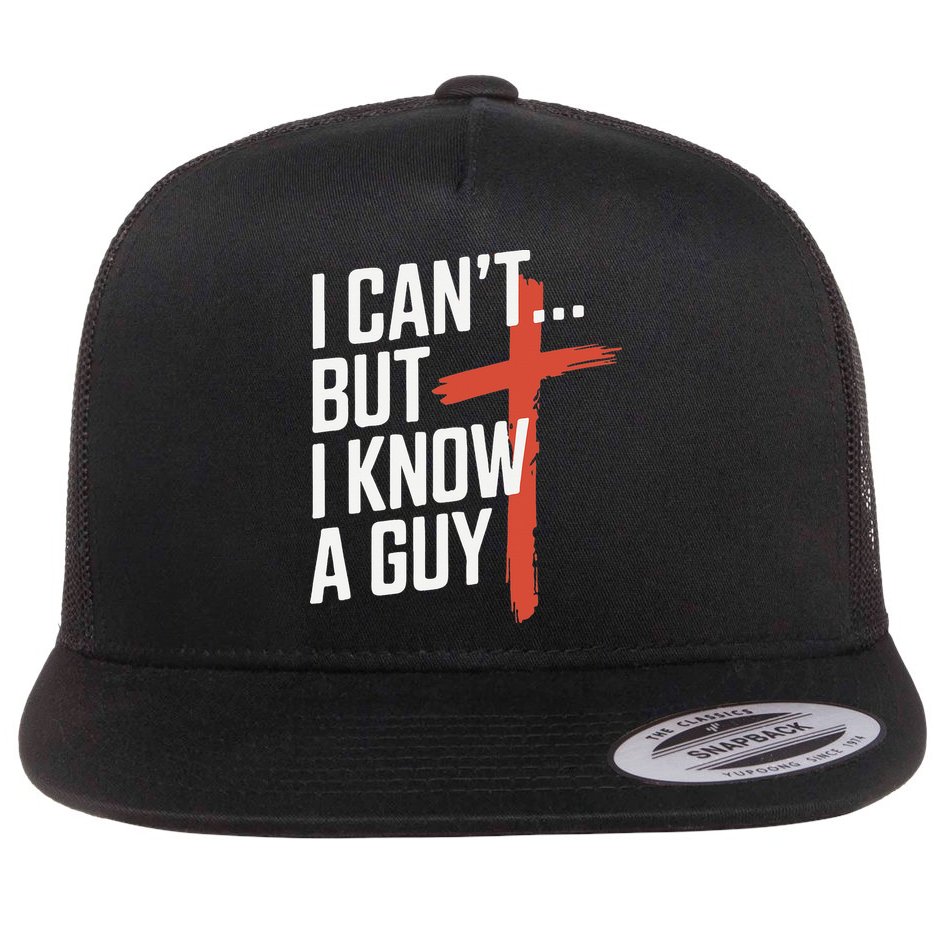 Inspirational Religious Jesus Cross Faith Christian Flat Bill Trucker Hat