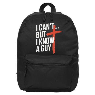 Inspirational Religious Jesus Cross Faith Christian 16 in Basic Backpack