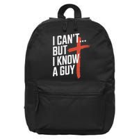 Inspirational Religious Jesus Cross Faith Christian 16 in Basic Backpack