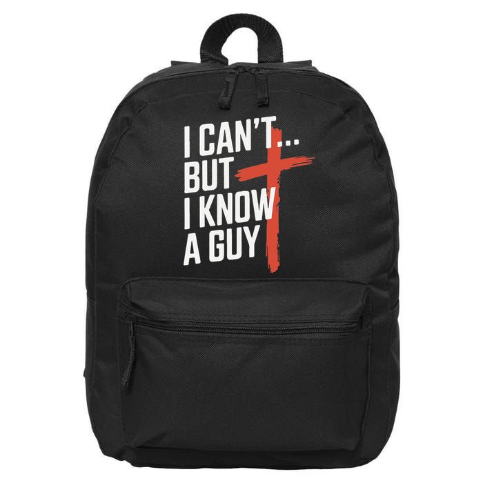 Inspirational Religious Jesus Cross Faith Christian 16 in Basic Backpack
