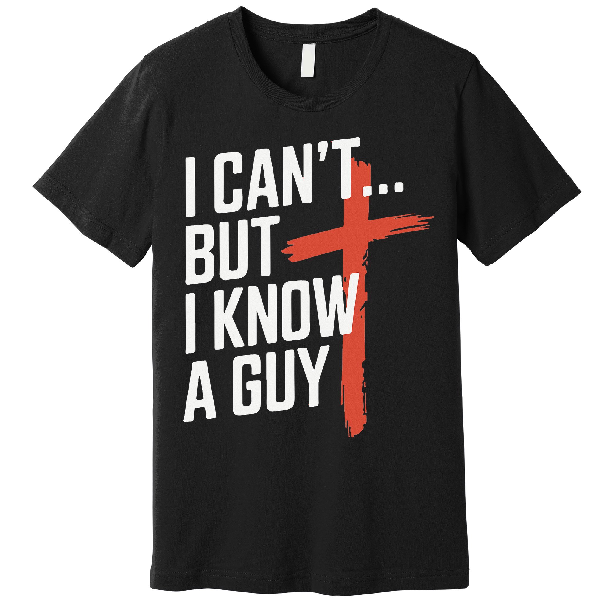 Inspirational Religious Jesus Cross Faith Christian Premium T-Shirt