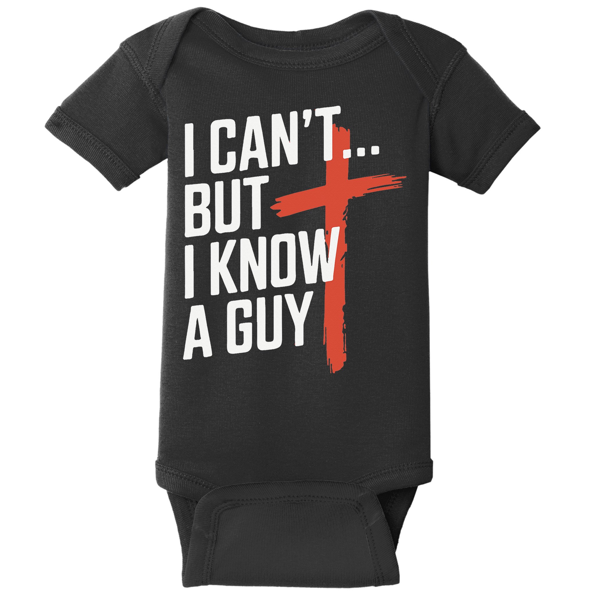 Inspirational Religious Jesus Cross Faith Christian Baby Bodysuit