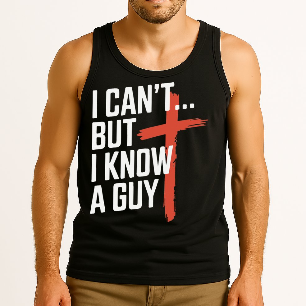 Inspirational Religious Jesus Cross Faith Christian Tank Top