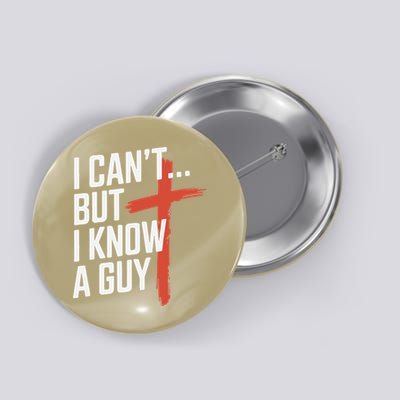 Inspirational Religious Jesus Cross Faith Christian Button