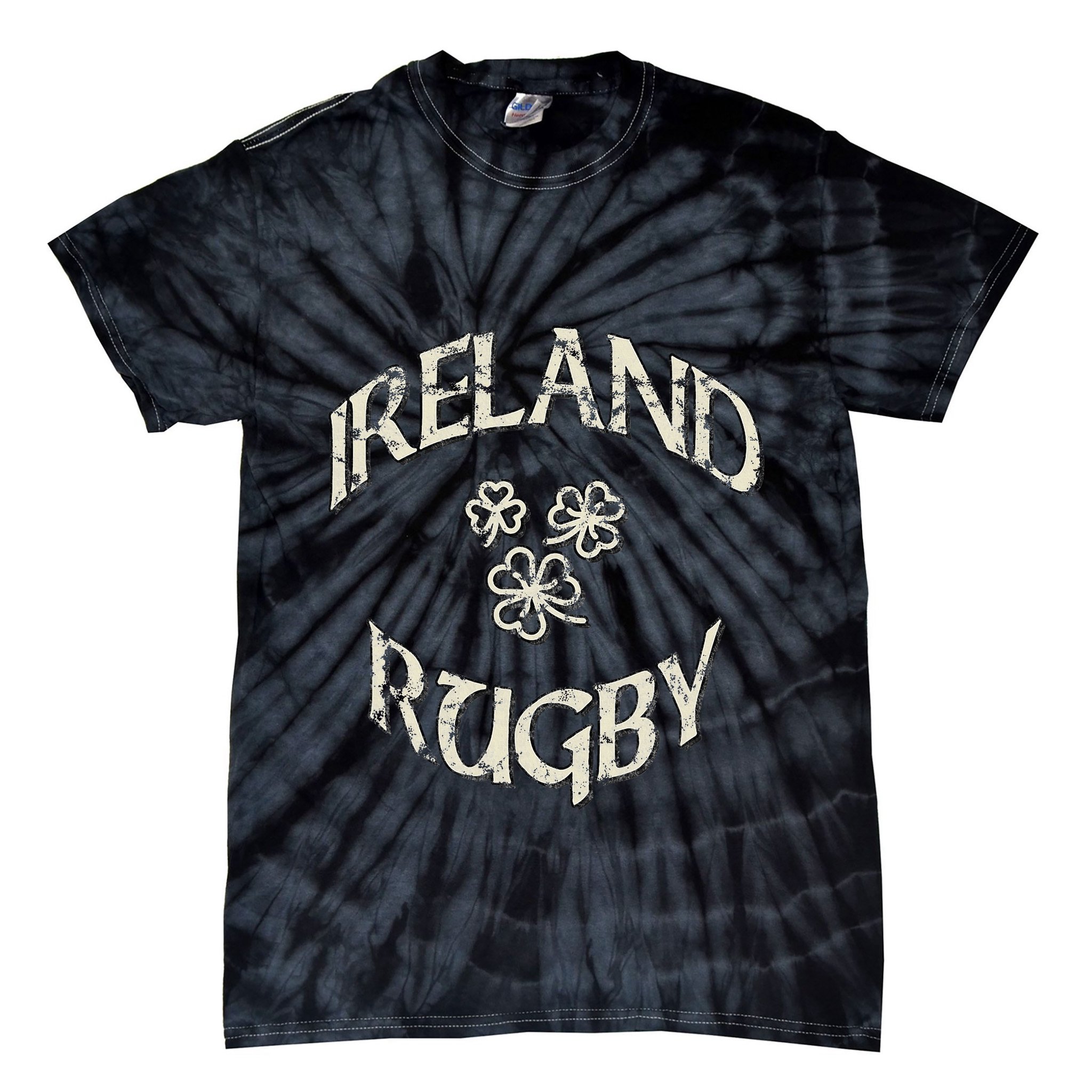 Ireland Rugby Jersey Vintage Irish Rugby Shamrock Tie-Dye T-Shirt
