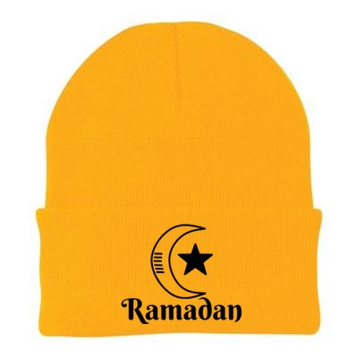 Islamic Ramadan Kareem Moon Muslims Gift Knit Cap Winter Beanie