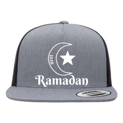 Islamic Ramadan Kareem Moon Muslims Gift Flat Bill Trucker Hat