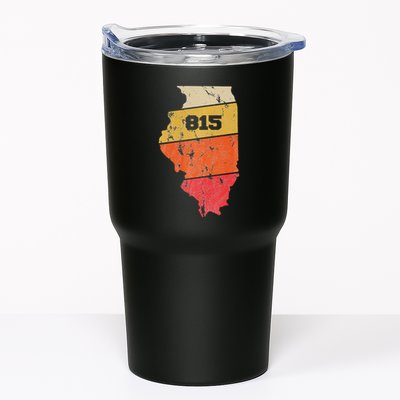 Illinois Retro Local Map Heart Area Code 815 Tumbler