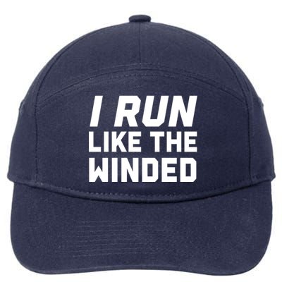 I Run Like The Winded 7-Panel Snapback Hat