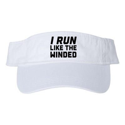 I Run Like The Winded Valucap Bio-Washed Visor