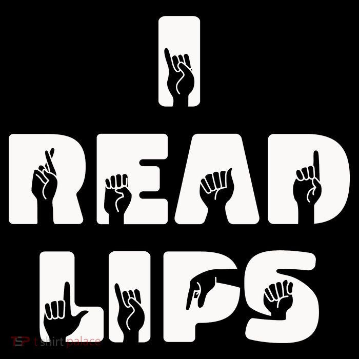 I Read Lips Sign Language Awareness Impact Tech Backpack