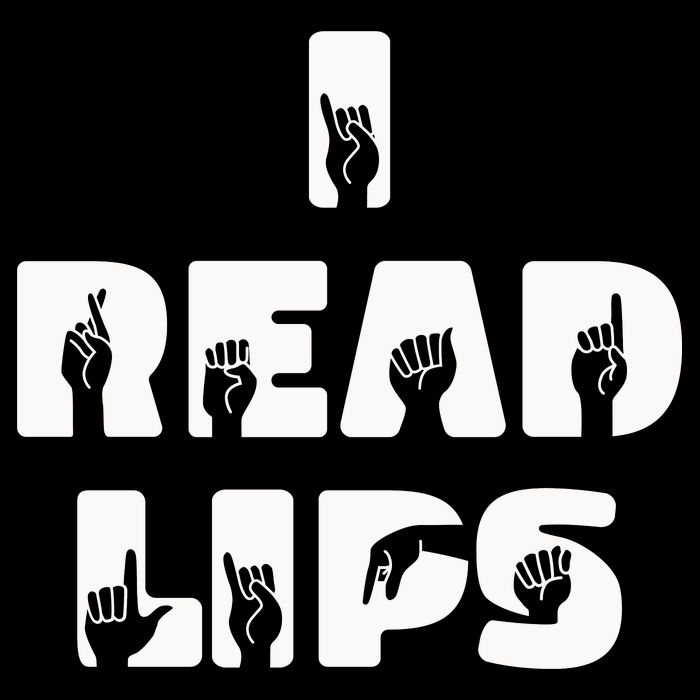I Read Lips Sign Language Awareness Drawstring Bag