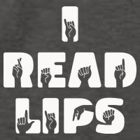 I Read Lips Sign Language Awareness Vector Backpack