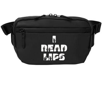 I Read Lips Sign Language Awareness Crossbody Pack