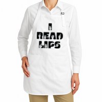 I Read Lips Sign Language Awareness Apron