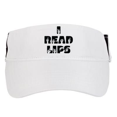 I Read Lips Sign Language Awareness Adult Drive Performance Visor