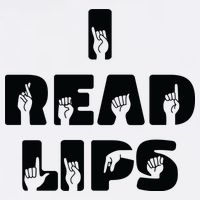 I Read Lips Sign Language Awareness Bucket Hat