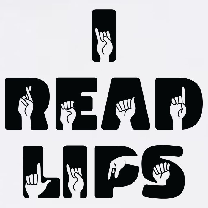 I Read Lips Sign Language Awareness Bucket Hat
