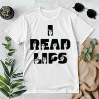 I Read Lips Sign Language Awareness Premium T-Shirt