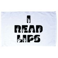 I Read Lips Sign Language Awareness Microfiber Hand Towel