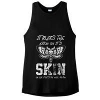 It Rubs Lotion On ItS Skin Else It Gets The Hose Again Ladies PosiCharge Tri-Blend Wicking Tank