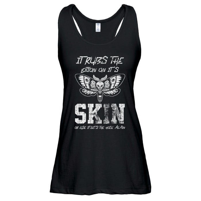 It Rubs Lotion On ItS Skin Else It Gets The Hose Again Ladies Essential Flowy Tank