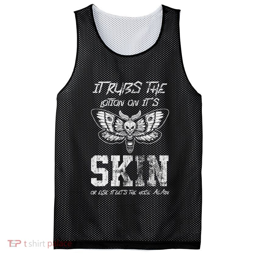 It Rubs Lotion On ItS Skin Else It Gets The Hose Again Mesh Reversible Basketball Jersey Tank