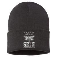 It Rubs Lotion On ItS Skin Else It Gets The Hose Again Sustainable Knit Beanie