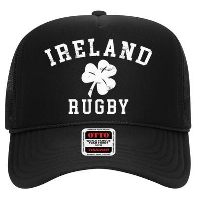 IRELAND RUGBY Lucky Clover Rugby High Crown Mesh Back Trucker Hat