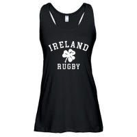 IRELAND RUGBY Lucky Clover Rugby Ladies Essential Flowy Tank