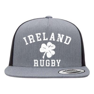 IRELAND RUGBY Lucky Clover Rugby Flat Bill Trucker Hat