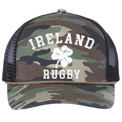 IRELAND RUGBY Lucky Clover Rugby Retro Rope Trucker Hat Cap