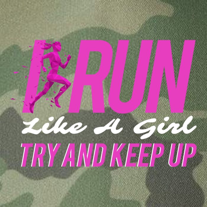 I Run Like Try And Keep Up Outdoor Gift Legacy Tie Dye Trucker Hat