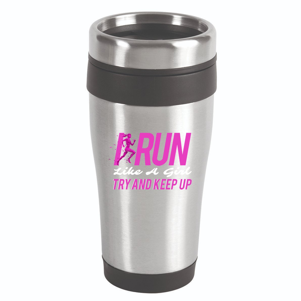 I Run Like Try And Keep Up Outdoor Gift 16oz Travel Tumbler