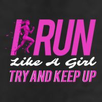 I Run Like Try And Keep Up Outdoor Gift Golf Towel