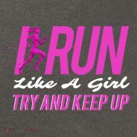 I Run Like Try And Keep Up Outdoor Gift Cotton Canvas Backpack