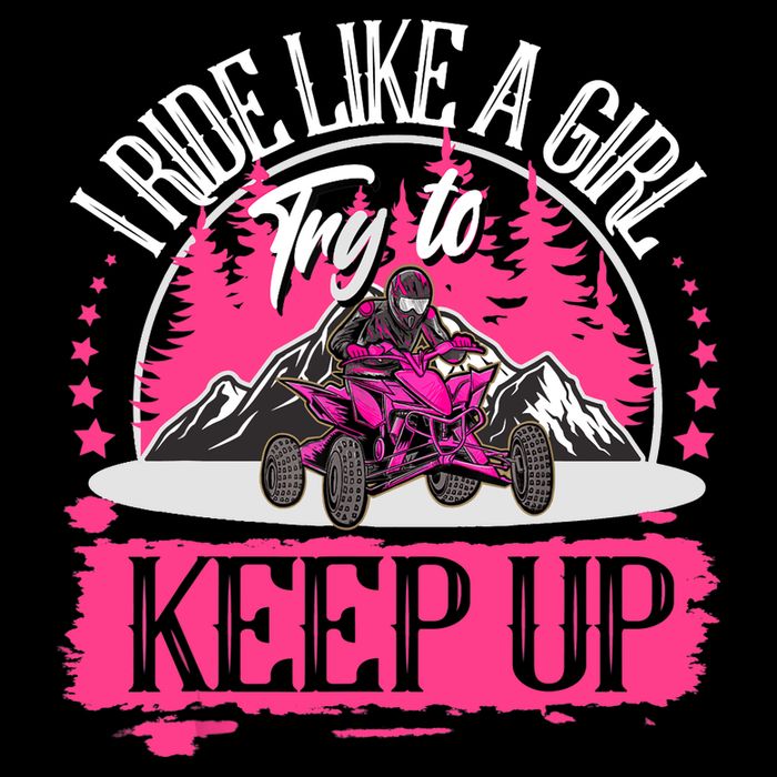 I Ride Like A Girl Try To Keep Up I Quad ATV Offroad Wo Wool Snapback Cap