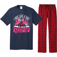 I Ride Like A Girl Try To Keep Up I Quad ATV Offroad Wo Pajama Set