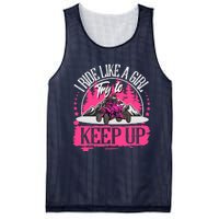 I Ride Like A Girl Try To Keep Up I Quad ATV Offroad Wo Mesh Reversible Basketball Jersey Tank