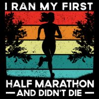 I Ran My First Half Marathon And DidnT Die Funny Running Gift Impact Tech Backpack