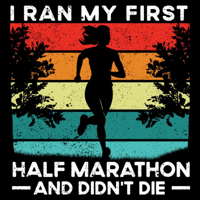 I Ran My First Half Marathon And DidnT Die Funny Running Gift Impact Tech Backpack