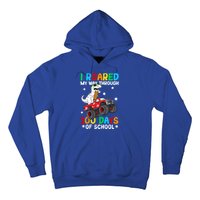 I Roared My Way Through 100 Days Of School Dinosaur Smarter Gift Hoodie