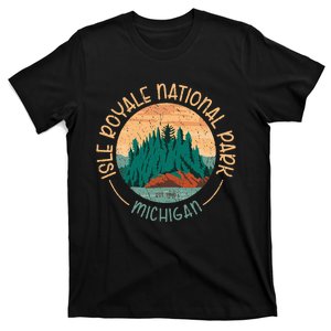 Isle Royale Michigan National Park Moose Sillhouete T-Shirt