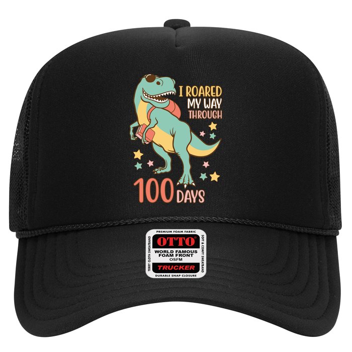 I Roared My Way Through 100 Days Dinosaur Hat
