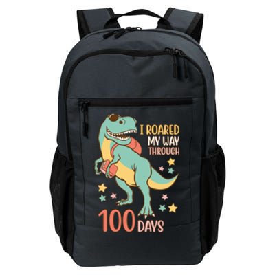 I Roared My Way Through 100 Days Dinosaur Daily Commute Backpack