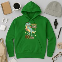 I Roared My Way Through 100 Days Dinosaur Hoodie